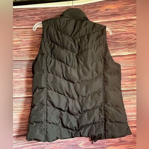 Lands End Black Down Puffer Jacket. Size Small. - Picture 4 of 7